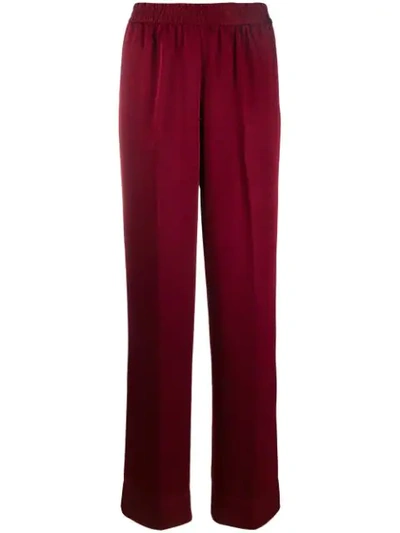 Gianluca Capannolo High-waisted Trousers In 15 Bordeaux