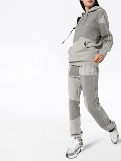 Shop Adidas By Danielle Cathari X Daniëlle Cathari Two-tone Panelled Hoodie In Grey