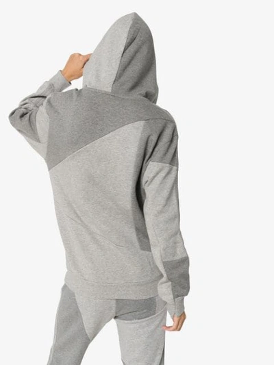 Shop Adidas By Danielle Cathari X Daniëlle Cathari Two-tone Panelled Hoodie In Grey