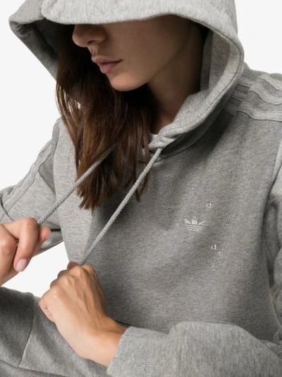 Shop Adidas By Danielle Cathari X Daniëlle Cathari Two-tone Panelled Hoodie In Grey