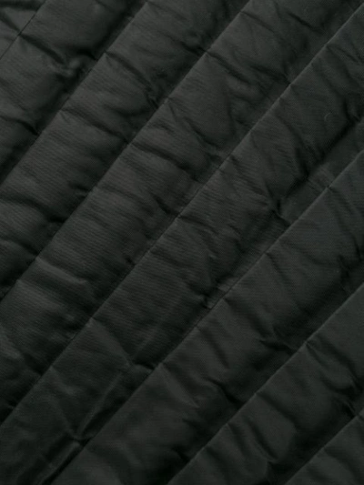 Shop Mm6 Maison Margiela Padded Pleated Skirt In Black