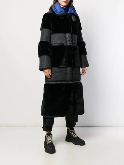 Shop Rossignol X Jcc Jc De Castelbajac Wifi Faux Fur Coat In Black
