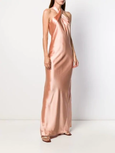Shop Galvan Eve Dress In Pink