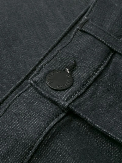 Shop Pinko Sabrina Skinny Cropped Jeans In Z99 Black