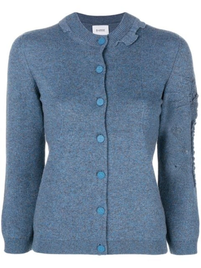 Shop Barrie Bright Side Cashmere Cardigan - Blue