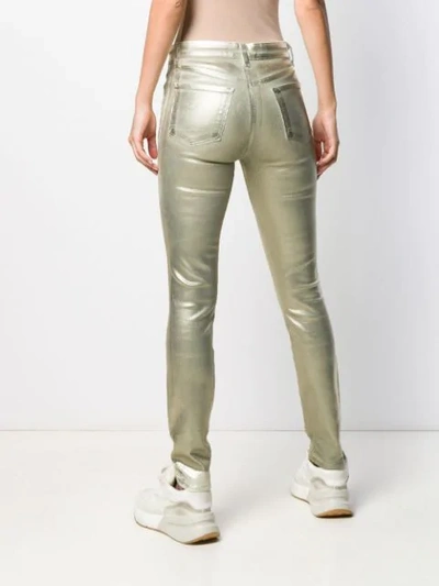 Shop J Brand Corduroy Skinny Trousers In Neutrals