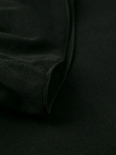 Philosophy Di Lorenzo Serafini Sheer Long-sleeved Top In Black