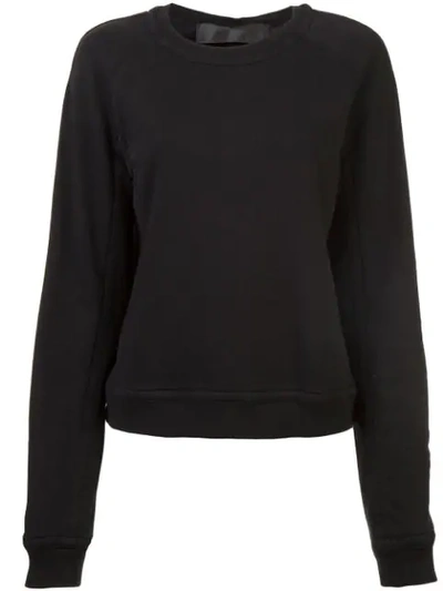 Shop Haider Ackermann Plain Jersey Sweater In Black