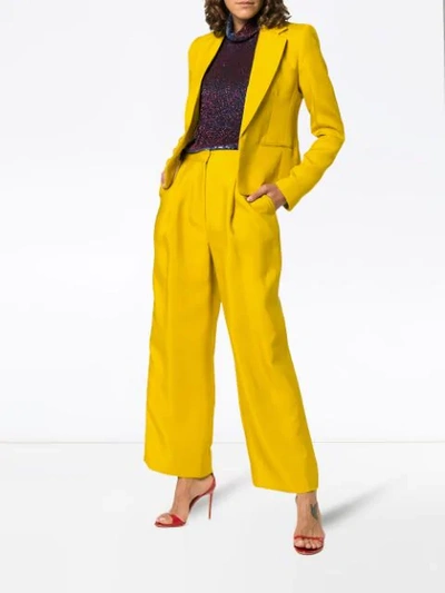 Shop Roksanda Indo Blazer In Yellow