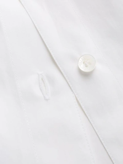 Shop Valentino Tie Detail Shirt In White