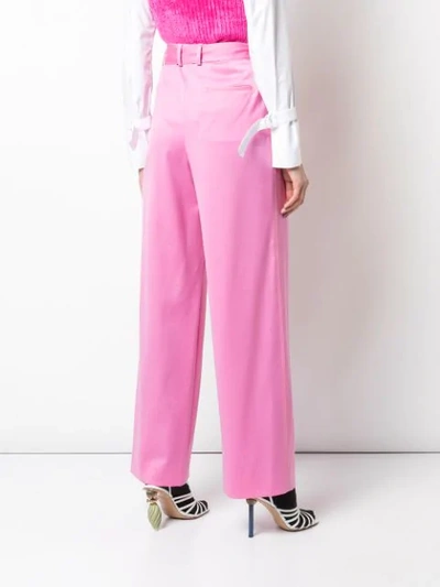 Shop Sies Marjan High-waist Flared Trousers In Pink