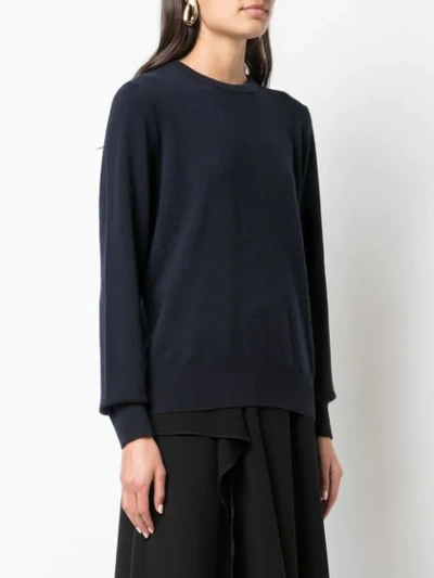 THE ROW CREW-NECK SWEATSHIRT - 蓝色