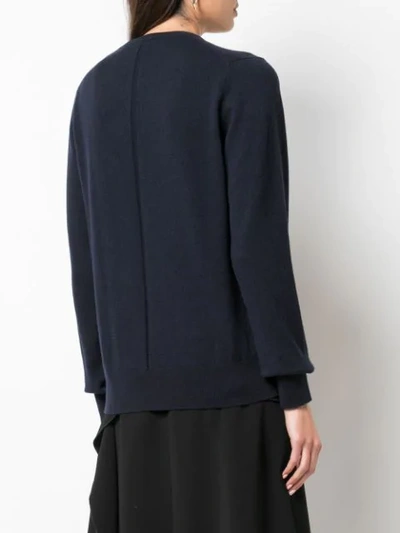 Shop The Row Crew-neck Sweatshirt In Blue