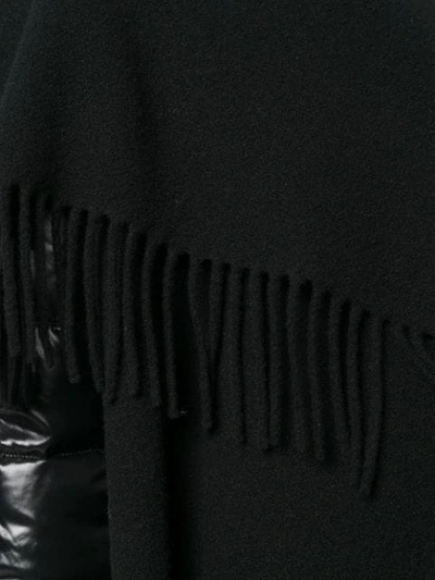 Shop Moncler Cloak Poncho Coat In Black