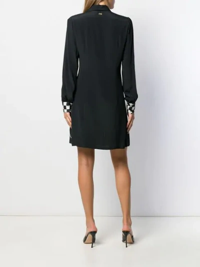 CAVALLI CLASS LONG-SLEEVE SHIRT DRESS 