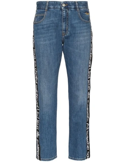 STELLA MCCARTNEY ALL TOGETHER NOW STRAIGHT-LEG JEANS - 蓝色