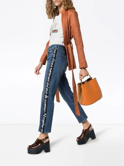 STELLA MCCARTNEY ALL TOGETHER NOW STRAIGHT-LEG JEANS - 蓝色