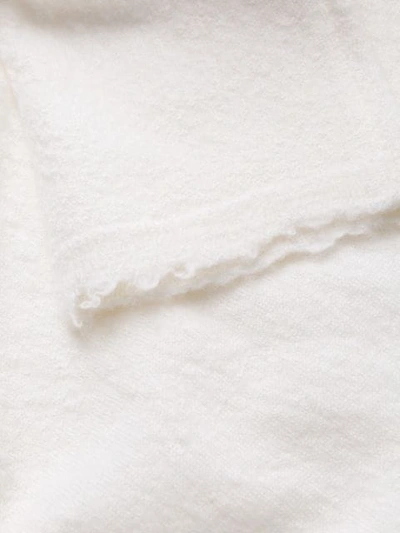 Shop Ben Taverniti Unravel Project Distressed Cashmere Jumper In White