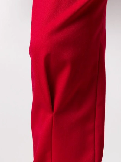 Shop A.f.vandevorst Tapered Leg Trousers In Red