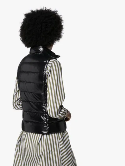 MONCLER GHANY HIGH-NECK QUILTED GILET - 蓝色