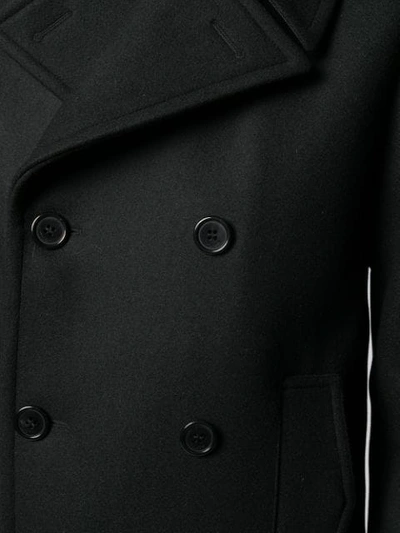 SAINT LAURENT CHAQUETÓN MILITARY PEACOAT - 黑色