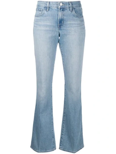 Shop J Brand Classic Bootcut Jeans In Blue