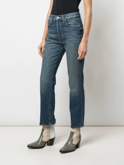 Shop Mother The Tripper Jeans In Blue