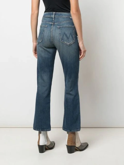 Shop Mother The Tripper Jeans In Blue