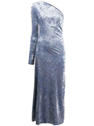 Shop Ssheena Waria Evening Dress In Blue