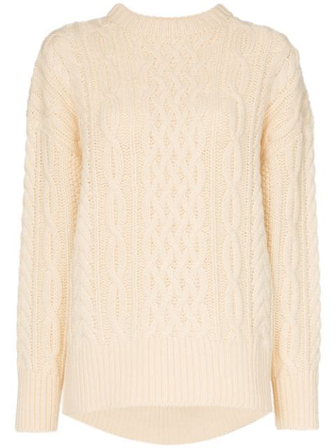 chunky wool knit jumper