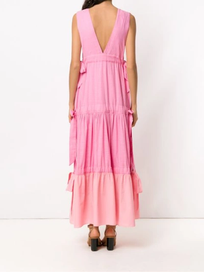 Shop Clube Bossa Panelled Bougen Dress - Pink