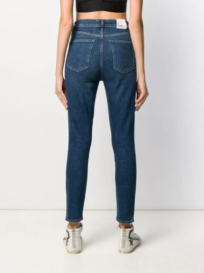 Shop Agolde Skinny Fit Jeans In Blue