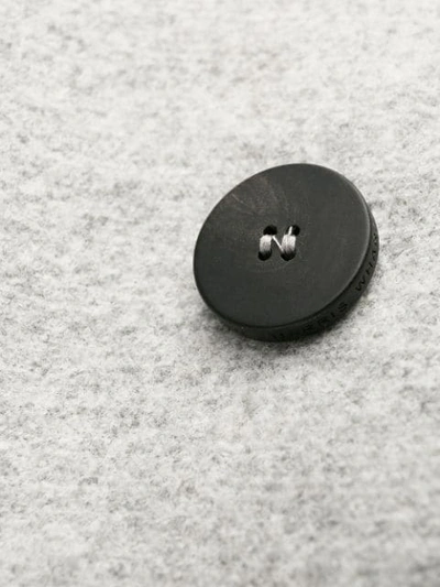 Harris Wharf London Double-breasted Fitted Coat In Grey