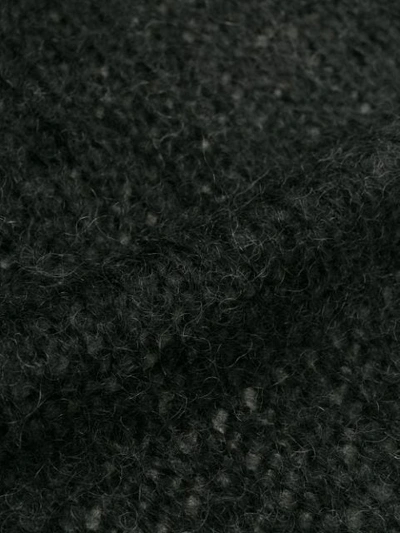 Shop Prada Shawl Collar Cardigan In Grey