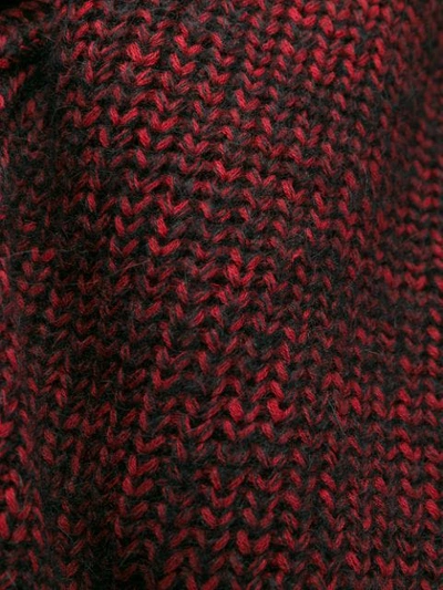 Shop Bellerose Chunky Knit Cardigan In Red