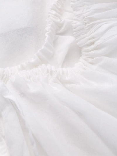 Mcq By Alexander Mcqueen Tie Neck Detail In White
