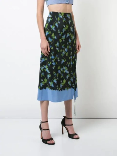 Shop Altuzarra 'felice' Skirt In Black