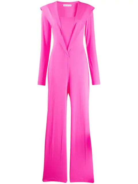 pink all in one jumpsuit