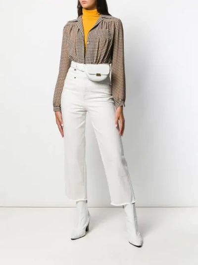 Shop Isabel Marant Daliska High-rise Denim Jeans In White