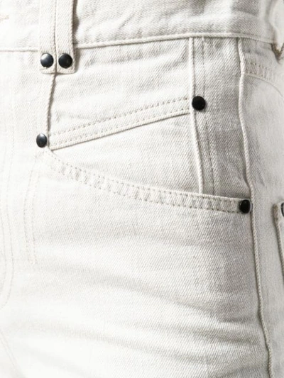 Shop Isabel Marant Daliska High-rise Denim Jeans In White
