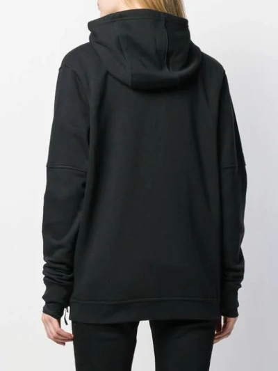 Shop Alyx Zipped Hoodie In Black