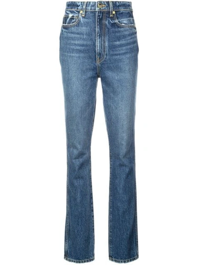 Shop Khaite Skinny Fit Jeans In Blue