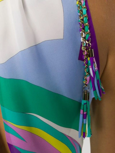 Shop Emilio Pucci Giada Print Dress - Multicolour