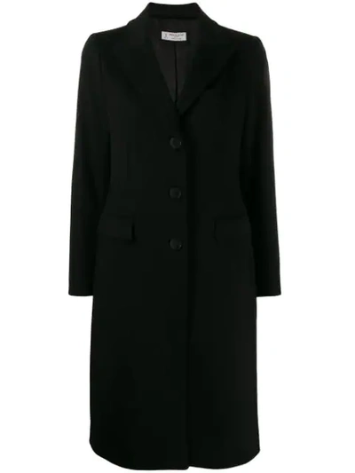 Shop Alberto Biani Single Breasted Coat In Black