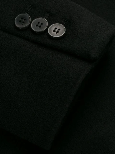 Shop Alberto Biani Single Breasted Coat In Black