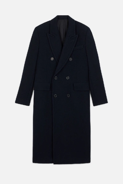 Shop Ami Alexandre Mattiussi Women's Double-breasted Coat In Blue