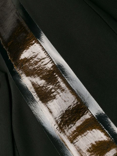 Shop Ilaria Nistri Stripe Detailed Blazer In Black