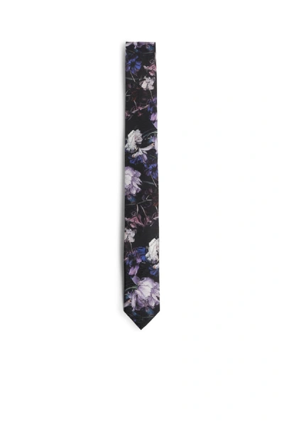 Shop Roberto Cavalli Marchito Print Tie In Black