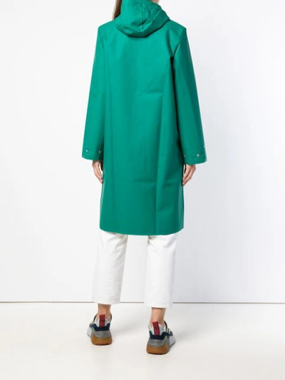 Shop Mira Mikati Classic Raincoat In Green