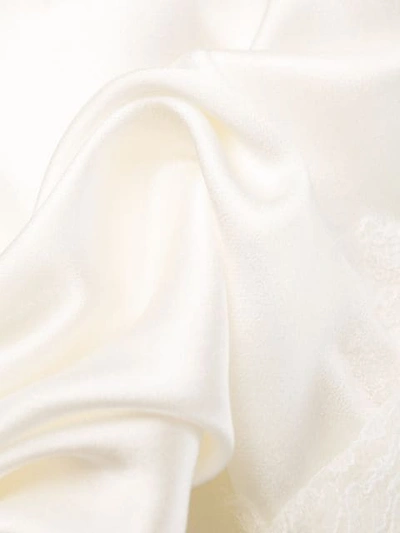 Shop Ermanno Scervino Lace Trim Camisole In White